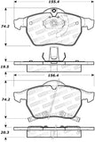 StopTech Street Select Brake Pads - Front - 305.08190