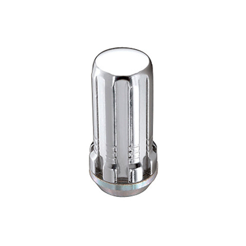 McGard SplineDrive Lug Nut (Cone Seat) M14X1.5 / 1.648in. Length (Box of 50) - Chrome (Req. Tool) - 65036