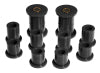 Prothane 89-95 Toyota Truck 2wd Rear Spring & Shackle Bushings - Black - 18-1005-BL