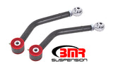 BMR 08-17 Challenger Upper Control Arms Single Adj. Rod Ends (Polyurethane) - Black Hammertone - UCA111H