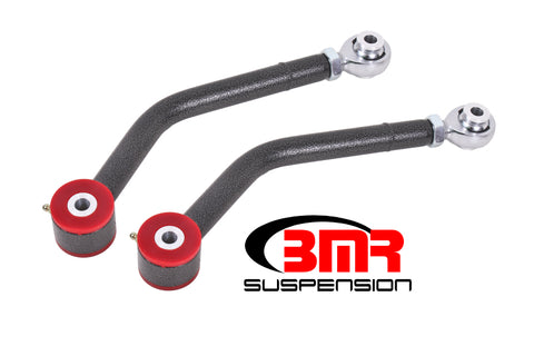 BMR 08-17 Challenger Upper Control Arms Single Adj. Rod Ends (Polyurethane) - Black Hammertone - UCA111H