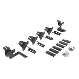 Go Rhino 07-18 Jeep Wrangler JKU 4DR Mounting Brackets (V-Series V3/RB10 Slim/RB20 Slim) - Tex. Blk - 6945056