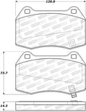 StopTech Sport Brake Pads w/Shims and Hardware - Rear - 309.09601