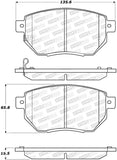 StopTech Street Brake Pads - 308.09691