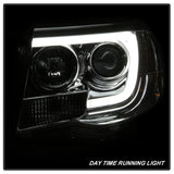 Spyder Toyota Tacoma 05-11 Projector Headlights - Light Bar DRL - Chrome PRO-YD-TT05V2-LB-C - 5084668