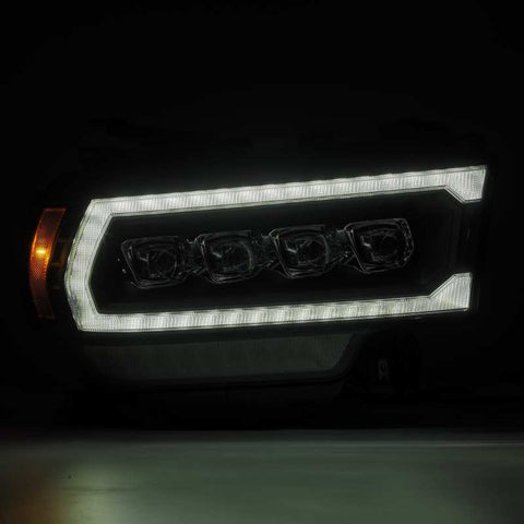 AlphaRex 19-21 Ram 2500 NOVA LED Proj Headlights Plank Style Black w/Activ Light/Seq Signal/DRL - 880553