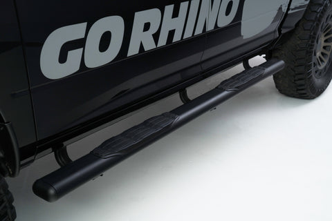 Go Rhino 18-20 Jeep Wrangler JLU 1000 Series Side Steps - Tex Blk - 10573T