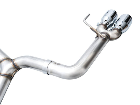 AWE Tuning 2022+ VB Subaru WRX Track Edition Exhaust - Chrome Silver Tips - 3020-42979