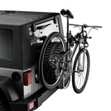 Thule Spare Me PRO - Spare Tire-Mounted Hanging Bike Rack (Fits STD & OS Tires/2 Bikes) - Silver/Blk - 963PRO