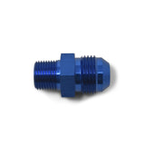 Russell Performance -4 AN to 3/8in NPT Straight Flare to Pipe (Blue) - 660060