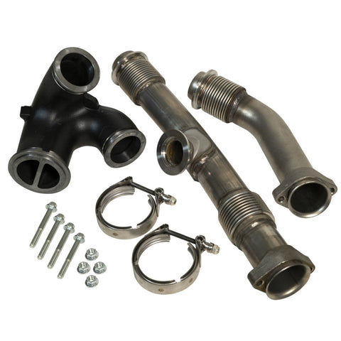 BD Diesel UpPipe Kit - Ford 2004.5-2007 6.0L Powerstroke w/EGR Connector - 1043918