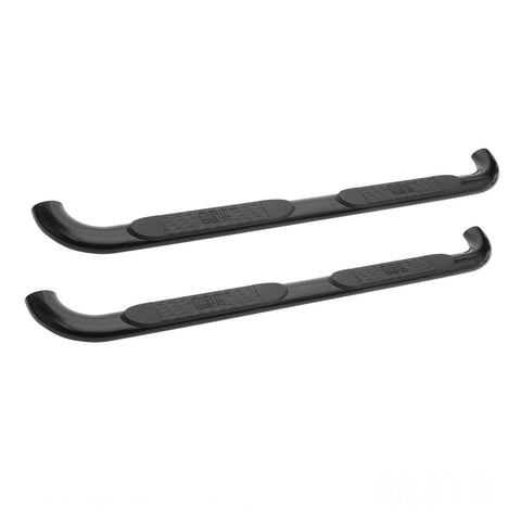 Westin 1999-2013 Chevy Silverado 1500 Crew Cab Platinum 4 Oval Nerf Step Bars - Black - 21-1955