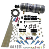 Nitrous Express 8 Cyl Shark Direct Port 4 Solenoids Nitrous Kit (200-600HP) w/Composite Bottle - 90506-12