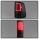 xTune 13-18 Dodge Ram 1500 LED Tail Lights - Black (ALT-ON-DRAM13V2-LBLED-BK) - 9041013