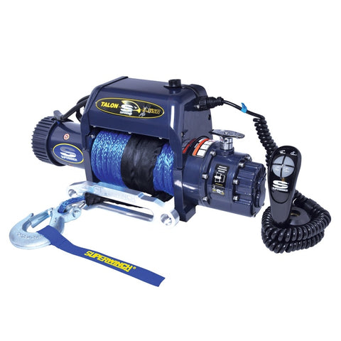 Superwinch 9500 LBS Integrated 12V DC 3/8in x 80ft Synthetic Rope Talon 9.5iSR Winch - 1695211