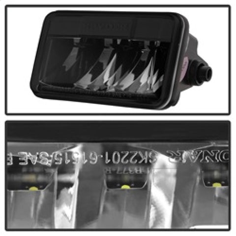 Spyder 15-16 Ford F-150 Fog Light - Black FL-YD-FF15015-LED-BK - 5083975