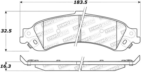 StopTech Street Brake Pads - 308.08340