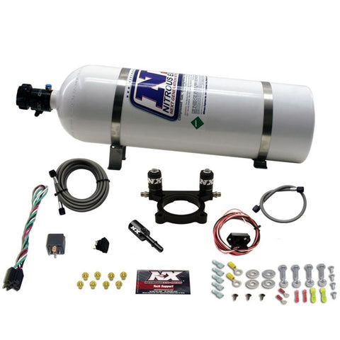 Nitrous Express 13-16 Dodge Dart 2.0L Nitrous Plate Kit (35-100HP) w/15lb Bottle - 20942-15