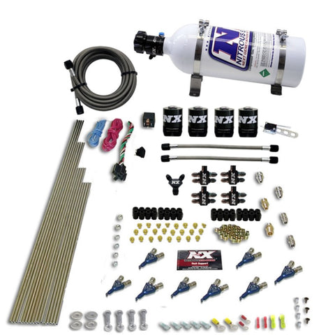 Nitrous Express 8 Cyl Alcohol Nitrous Kit (250-550HP) w/5lb Bottle - 80005-05