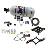 Nitrous Express Single Entry Crossbar RNC .178 4500 Flange Nitrous Kit (250-650HP) w/10lb Bottle - 63940-10