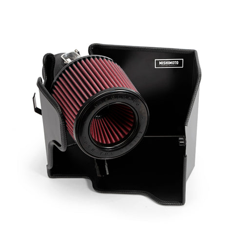 Mishimoto 14-16 Mini Cooper S 2.0L Performance Air Intake Kit - Wrinkle Black - MMAI-MIN-14WBK