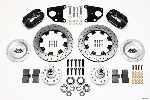 Wilwood Forged Dynalite Front Kit 12.19in Drilled 62-72 CDP B & E Body-Drum - 140-9828-D