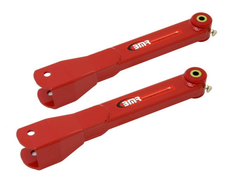 BMR 10-15 5th Gen Camaro Non-Adj. Rear Trailing Arms (Polyurethane) - Red - TCA026R