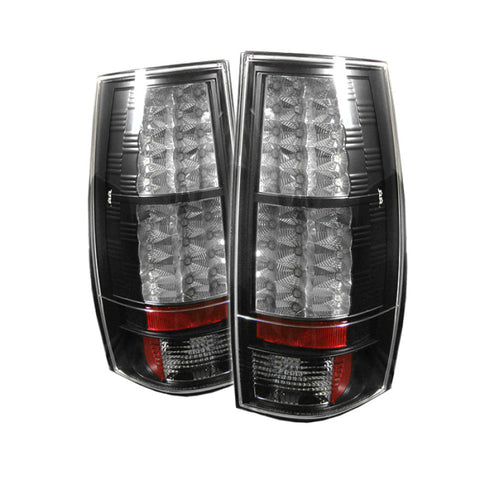 Spyder Chevy Suburban/GMC Yukon/Yukon Denali 07-14 LED Tail Lights Blk ALT-YD-CSUB07-LED-BK - 5002136