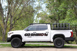 Go Rhino 22-23 Toyota Tundra CrewMax Cab 4dr E-BOARD E1 Electric Running Board Kit - Tex. Blk - 20443587PC