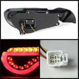 Spyder Scion FRS 12-14/Subaru BRZ 12-14 Light Bar LED Tail Lights Black ALT-YD-SFRS12-LBLED-BK - 5072009