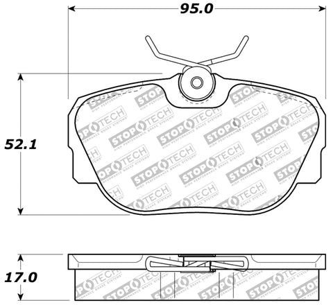 StopTech Performance Brake Pads - 309.04930