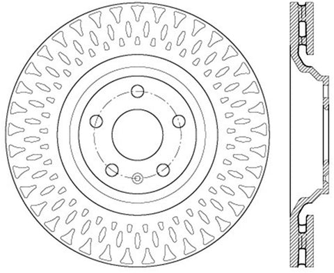 StopTech Slotted & Drilled Sport Brake Rotor - 127.33140L