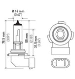 Hella Bulb H10/9145 12V 45W Py20D T4 - H10