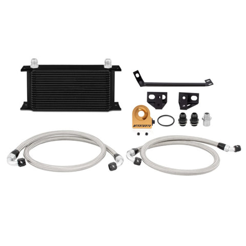 Mishimoto 15 Ford Mustang EcoBoost Non-Thermostatic Oil Cooler Kit - Silver - MMOC-MUS4-15