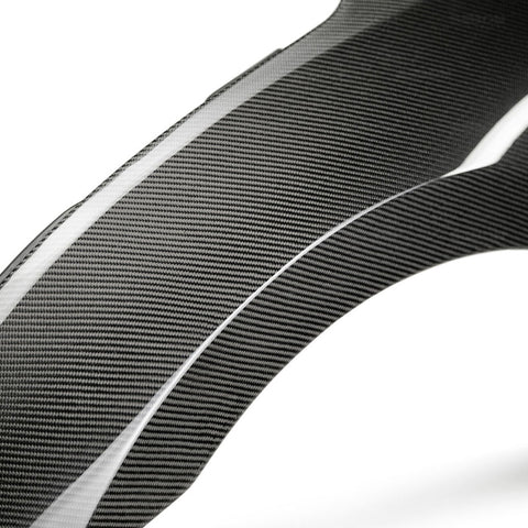 Seibon 2017 Honda Civic Type-R OE-Style Gloss Carbon Fiber Front Fenders - FF17HDCVR-OE