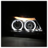 Spyder BMW E90 3-Series 06-08 Projector LED Halo Amber Reflctr Rplc Bulb Chrm PRO-YD-BMWE9005-AM-C - 5009012