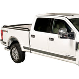 Putco 17-20 Ford SuperDuty Super Crew 6.5ft Box - 12pcs - 4.25in Wide SS Rocker Panels - 9751460FD