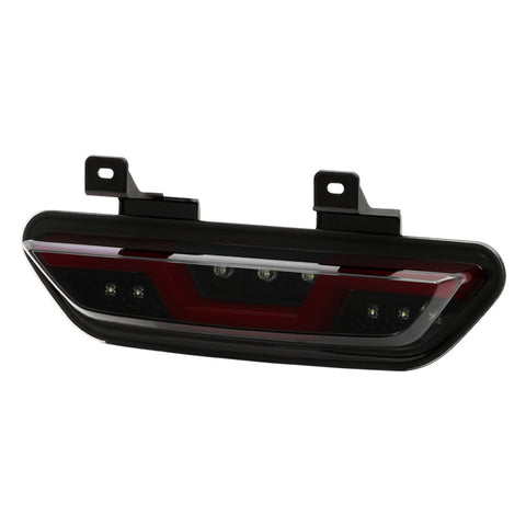 Spyder 15-16 Ford Mustang LED Reverse Lights - Black Smoke w/ Red Bar (ALT-YD-FM15RED-REV-BSM) - 5082794