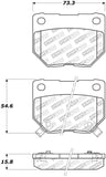 StopTech Street Select Brake Pads - Front/Rear - 305.04610