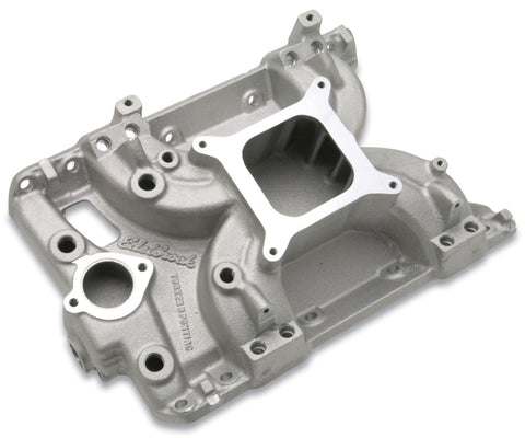 Edelbrock Manifold Torker II Pontiac 389/455 for STD Flange Tb - 50565