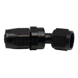 DeatschWerks 8 AN Female Flare Swivel 30-Degree Hose End CPE - Anodized Matte Black - 6-02-0821-B