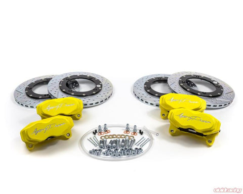Agency Power Big Brake Kit Front and Rear Yellow Can-Am Maverick X3 Turbo 14-18 - AP-BRP-X3-460-YLW