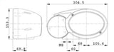 Hella Headlamp Es/Us Fapo Bl Li 0Grm8 Mg 1Eb - 996167191