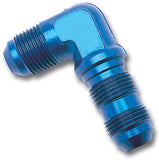 Russell Performance -12 AN 90 Degree Flare Bulkhead (Blue) - 661280