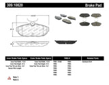 StopTech Performance 05-09 Ford Mustang Cobra/Mach 1 V6/GT / 10 Shelby/Shelby GT Rear Brake Pads - 309.10820