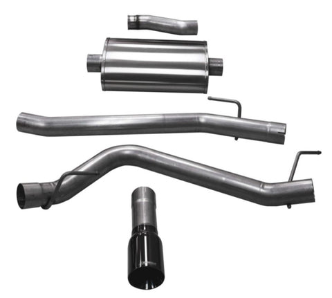 Corsa 2020 Jeep Gladiator JT 3.6L, Single Side Exit Cat-Back Exhaust w/ Single 4in Polished Tip - 21060