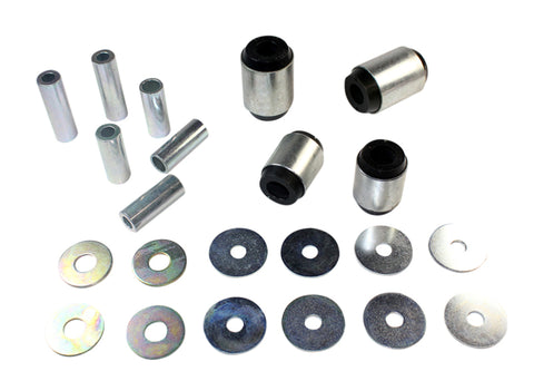 Whiteline Plus 02-09 Lexus GX470 / 06+ Toyota FJ Cruiser Fr C/A - Lwr Inner Front & Rear Bushing Kit - W53312