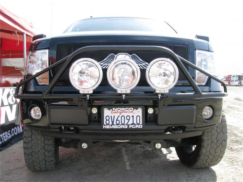 N-Fab Pre-Runner Light Bar 09-14 Ford F150/Lobo/Raptor - Gloss Black - F093LH