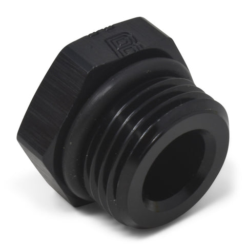 Russell Performance -8 AN Straight Thread Plug (Black) - 660283