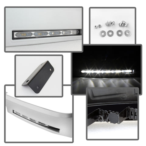 Spyder Toyota Tundra 07-13 Daytime LED Running Lights wo/switch Silver FL-DRL-TTU07-SIL - 5077738